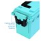 Stackable Craft Storage Box with Handle, Locking Art Supply Box, Plastic Storage Containers with Lids, Craft Organizer Box, Teal